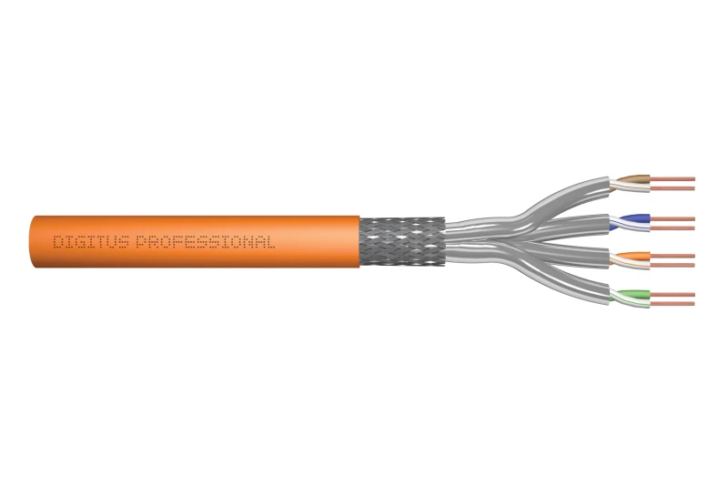 Image of Digitus CAT 7 S/FTP data cable - installation cable. 500 m. simplex. B