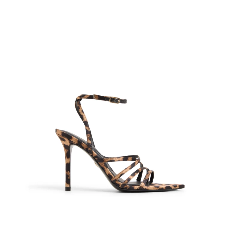 Image of Aldo Womens Solania Heeled Sandals Brown Multi female 4 (37)