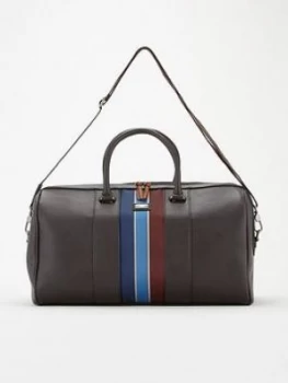 Image of Ted Baker Edmonds Webbing Holdall Bag - Brown, Men