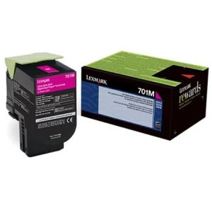 Lexmark 70C20M0 Magenta Laser Toner Ink Cartridge