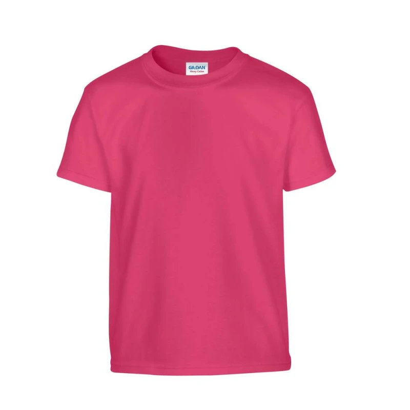 Image of Gildan Heavy Cotton T-Shirt in Pink Size: XS Pink Unisex XS