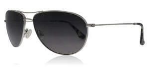 image of Maui Jim Sea House Sunglasses Silver Polariserade 60mm