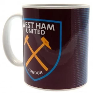Image of West Ham United FC Half Tone Mug