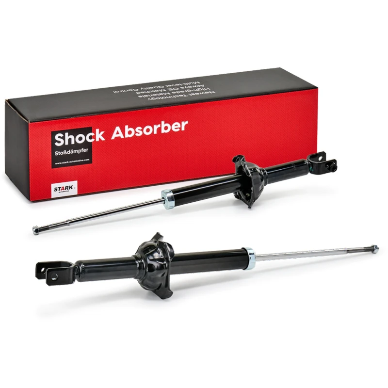 Image of STARK SKSA-01337269 Shock absorber Rear Axle, Gas Pressure, Twin-Tube, Suspension Strut, Top pin Shock Absorber (854)
