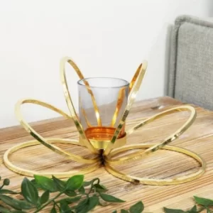 image of Tealight Holder Flower Style Frame