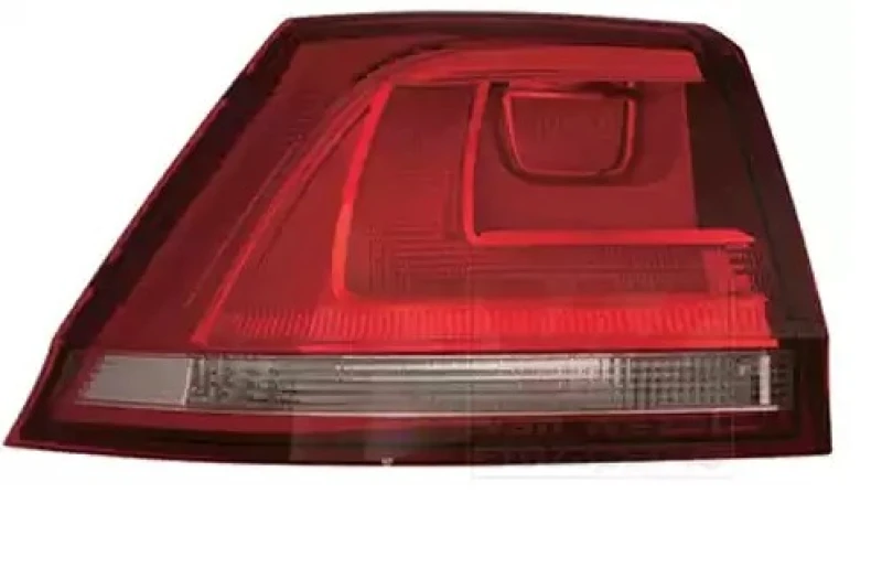 Image of VAN WEZEL 5767921 Rear light Outer section, with bulb holder, Left Combination Rearlight (391)