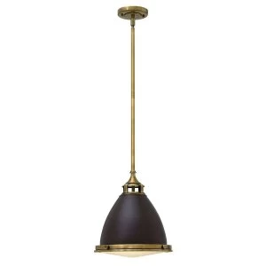 Image of 1 Light Medium Dome Ceiling Pendant Buckeye bronze, Restoration Bronze, E27
