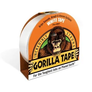 Image of Gorilla Tape Reinforced Duct Tape - White - 27m Roll