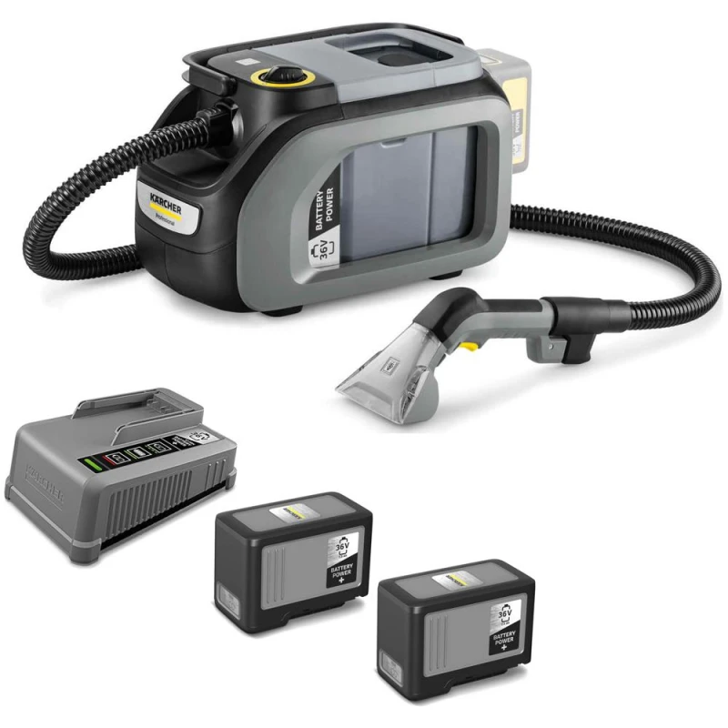 Image of Karcher PUZZI 2/1 BP Professional 36v Cordless Spray Extraction Spot Cleaner 2 x 7.5ah Li-ion Charger PUZZI 2/1 BP