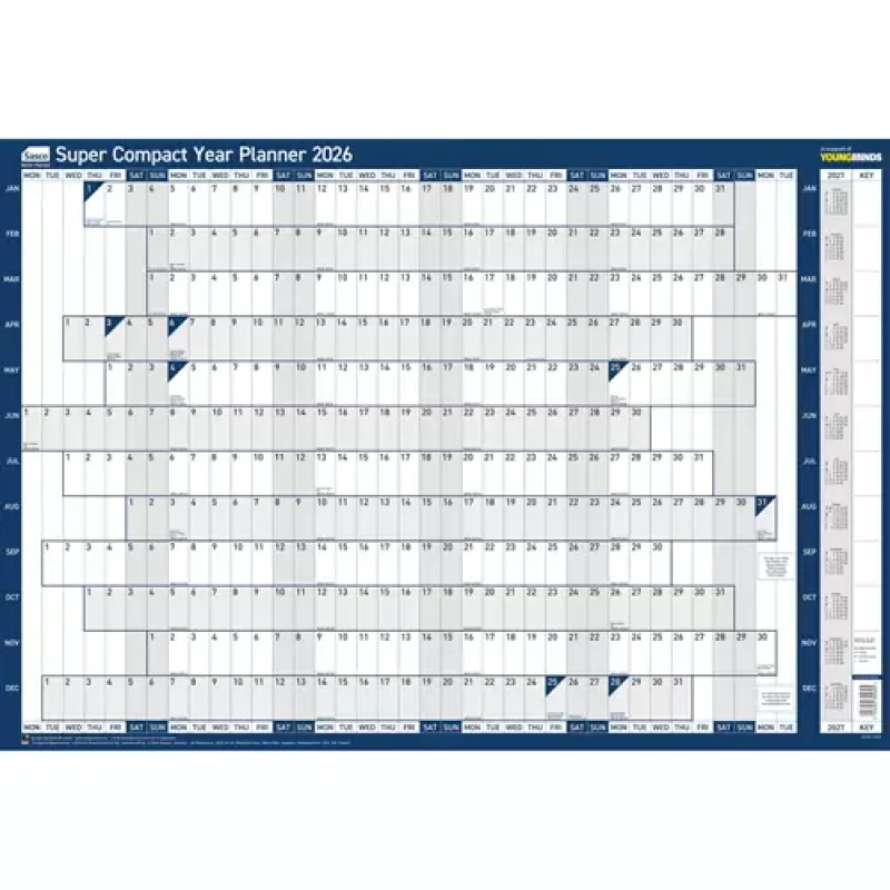 Image of Sasco Year Planner Super Compact Unmounted 2026 2410264