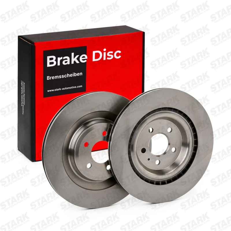 Image of STARK SKBD-0023368 Brake disc Rear Axle, Vented, Cast Iron, Uncoated, Untreated, without bolts/screws Cast Iron Brake Disc (82)