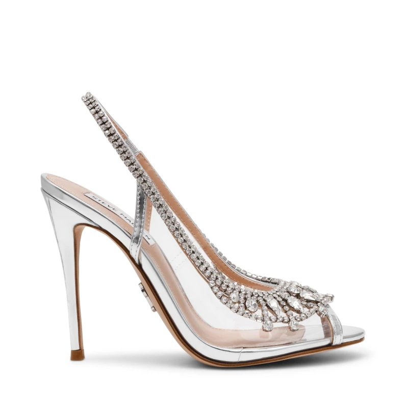 Image of Steve Madden Madden Extension105H Ld62 Silver/Clear female 4 (37)