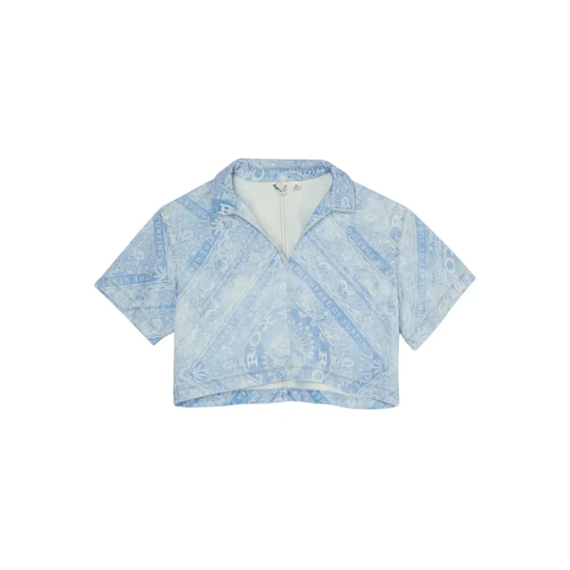 Image of Roxy Womens crop T-Shirt Roxy Lil Ganngsta Bleu Female XS