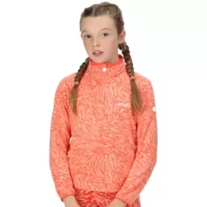 Image of Regatta Girls Highton Lightweight Half Zip Fleece Jacket 14 Years - Chest 86-98cm (Height 164-170cm)