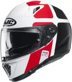 Image of HJC i70 Prika Helmet, black-white-red, Size L, black-white-red, Size L