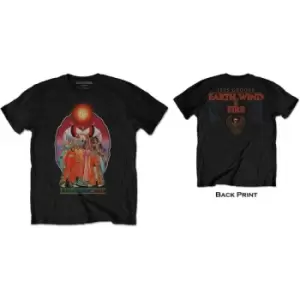 Image of Earth Wind & Fire - Let's Groove Unisex Large T-Shirt - Black