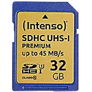 image of Intenso 32GB SDHC Memory Card