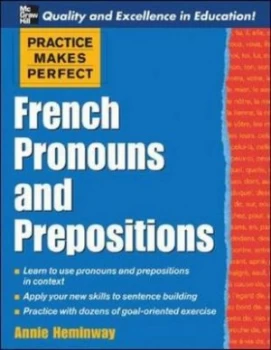 Image of French Pronouns and Prepositions by Annie Heminway Paperback