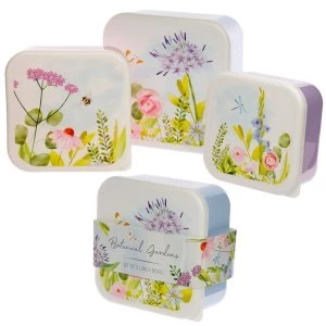 Image of Set of 3 Lunch Boxes M/L/XL - Botanical Gardens
