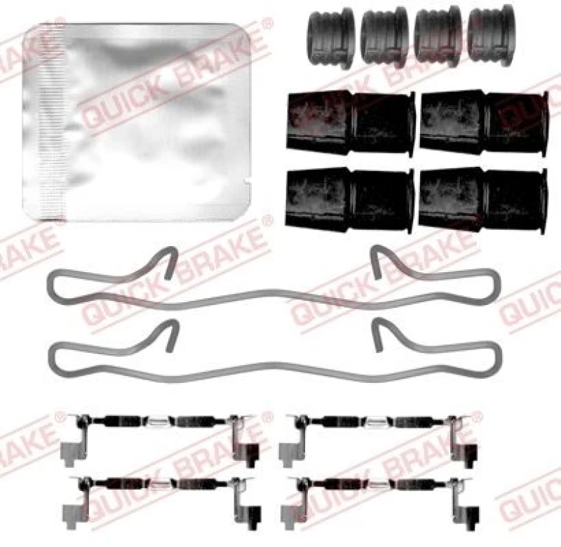 Image of QUICK BRAKE Brake pad fitting kit QUICK BRAKE 109-0155