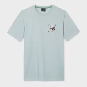 Image of Paul Smith Mens Reg Fit Tshirt Ps Skull