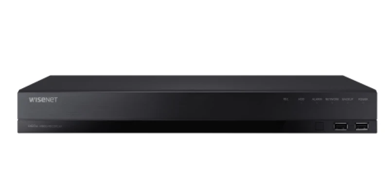 Image of Hanwha HRX-1634 digital video recorder (DVR) Black