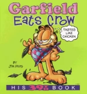 Image of garfield eats crow his 39th book