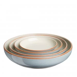 image of Denby Heritage Terrace 4 Piece Nesting Bowl Set