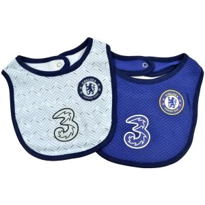 image of Chelsea Two Pack Bib Set Home And Away One Size