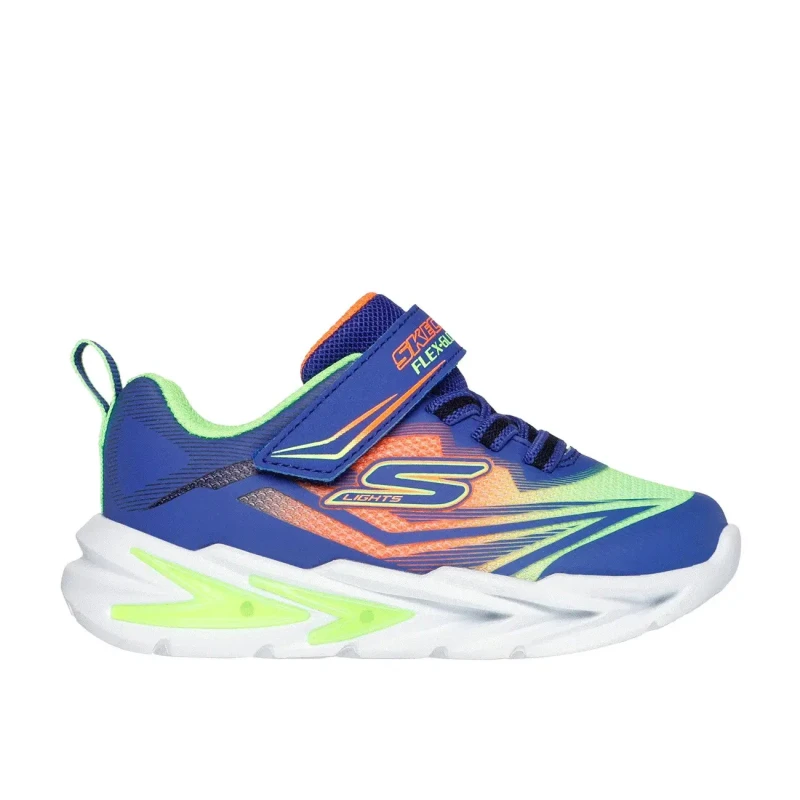 Image of Baby boy Trainers Skechers Lights-Flex-Glow Ultra Bleu Male 21