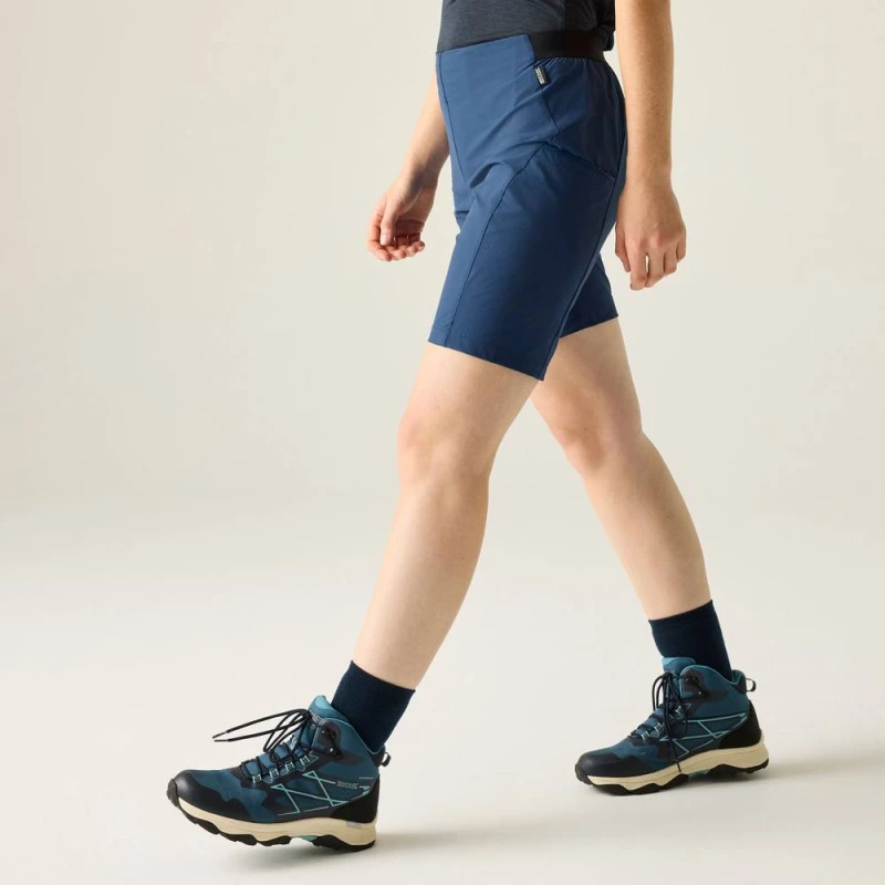 Image of Regatta Womens Pentre Lite Walking Shorts in Dark Blue Size: 10 Dark Blue Female 10