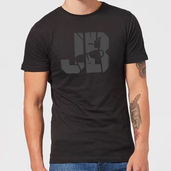 image of Johnny Bravo JB Sillhouette Mens T-Shirt - Black - 3XL - Black