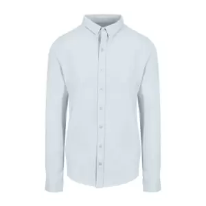 Image of AWDis So Denim Mens Oscar Knitted Long Sleeve Shirt (XL) (Blue)