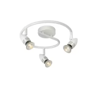 Image of Caro-Led Modern Ceiling Spotlight - Ø31cm - LED - GU10 - 3x5W 2700K - White