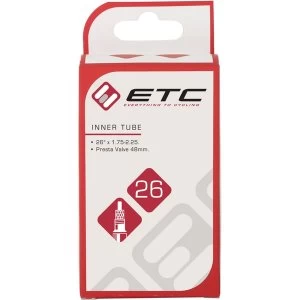 image of ETC Inner Tube 26 x 1.75-2.125 Presta