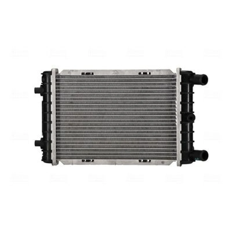 Image of NISSENS 607112 Engine radiator Aluminium, Brazed cooling fins, without cap, without gasket/seal Radiator,engine cooling (470)