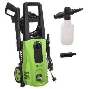 image of DURHAND 1800W High Pressure Washer, 150 Bar Pressure, 510 L/h Flow, High-Performance Portable Power Washer Jet Wash Cleaner for Garden, Car, Green