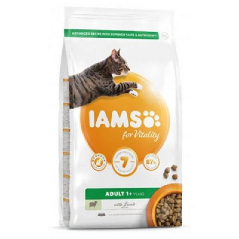 Image of Spectrum Iams Vitality Adult Cat Food Lamb 2kg - 260742 8710255151748