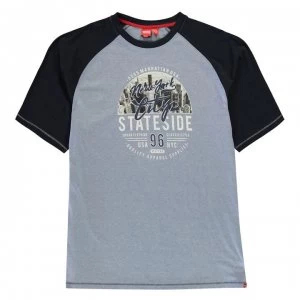 D555 Jarvis NY T Shirt Mens - Sky Blue Marl