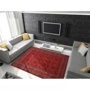 Image of Mastercraft - Kashqai 4302 300 Red 200cm x 300cm Rectangle - Red
