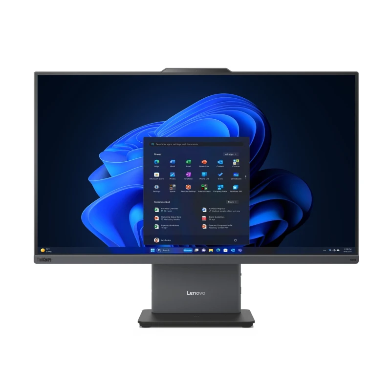 Image of Lenovo ThinkCentre neo 55a 24 Gen 6 60.5cm (23.8") 1920 x 1080 pixels All-in-One PC 16GB DDR5-SDRAM 512GB SSD Windows 11 Pro WiFi 6 (802.11