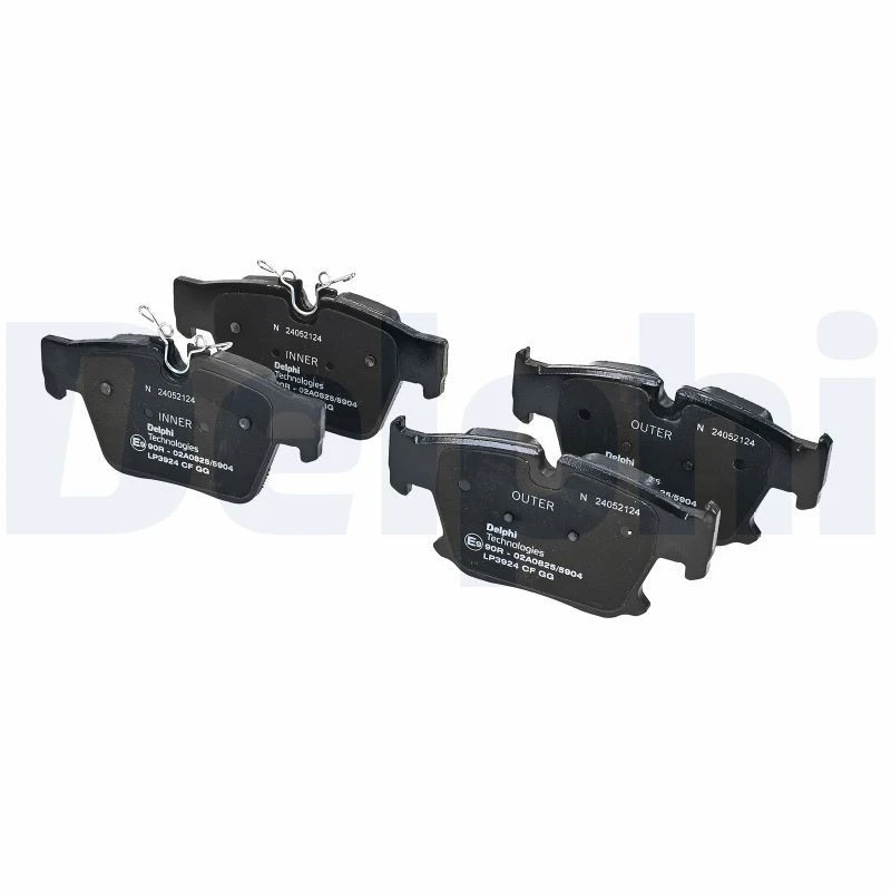 Image of DELPHI Brake pad set DELPHI LP3924