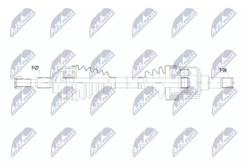 Image of NTY Drive shaft NTY NPW-FR-185