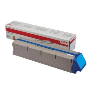 image of OKI 45536415 Cyan Laser Toner Ink Cartridge