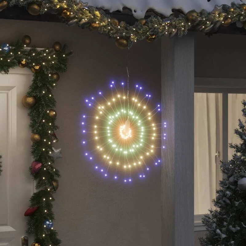 Image of VIDAXL Christmas Starburst Light 140 LEDs Multicolour 17cm Vidaxl 356225