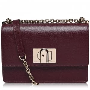 Image of Furla 1927 Mini Crossbody Bag - BURGUNDI