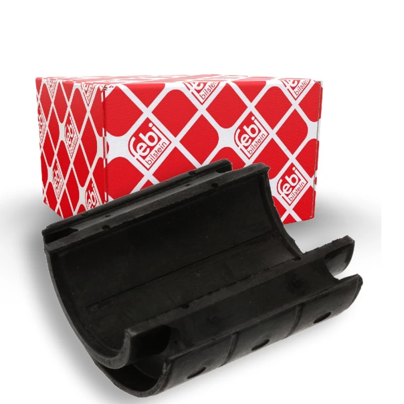 Image of FEBI BILSTEIN 15514 Stabilizer Bushes Front Axle, Elastomer Elastomer Anti-roll Bar Bush Kit (1334)