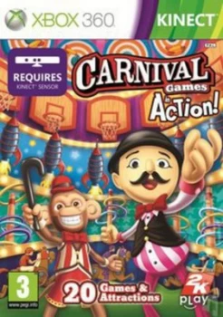 image of Carnival Games In Action Xbox 360 Game