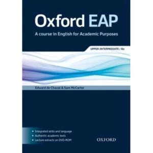 Image of Oxford EAP: Upper-Intermediate/B2: Student's Book and DVD-ROM Pack by Oxford University Press (Mixed media product,...
