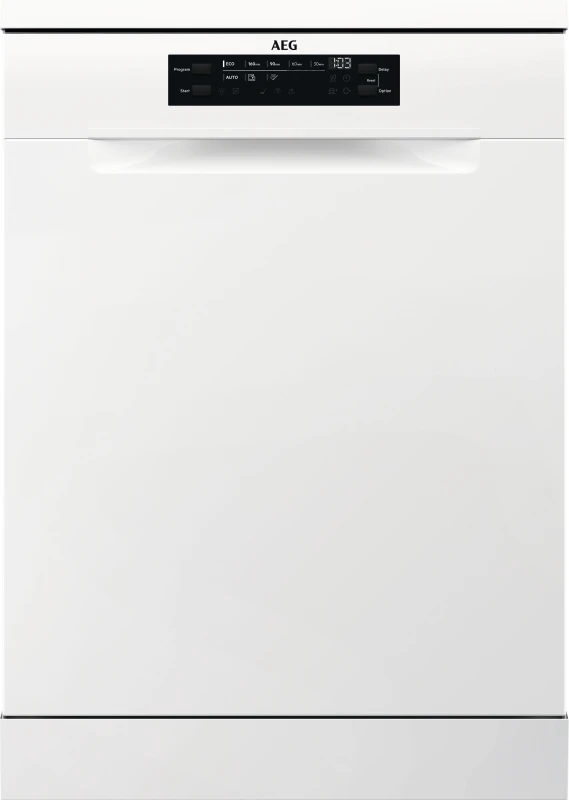 Image of AEG 6000 SatelliteClean FFB74917ZW Full Size Dishwasher - White - C Rated, White